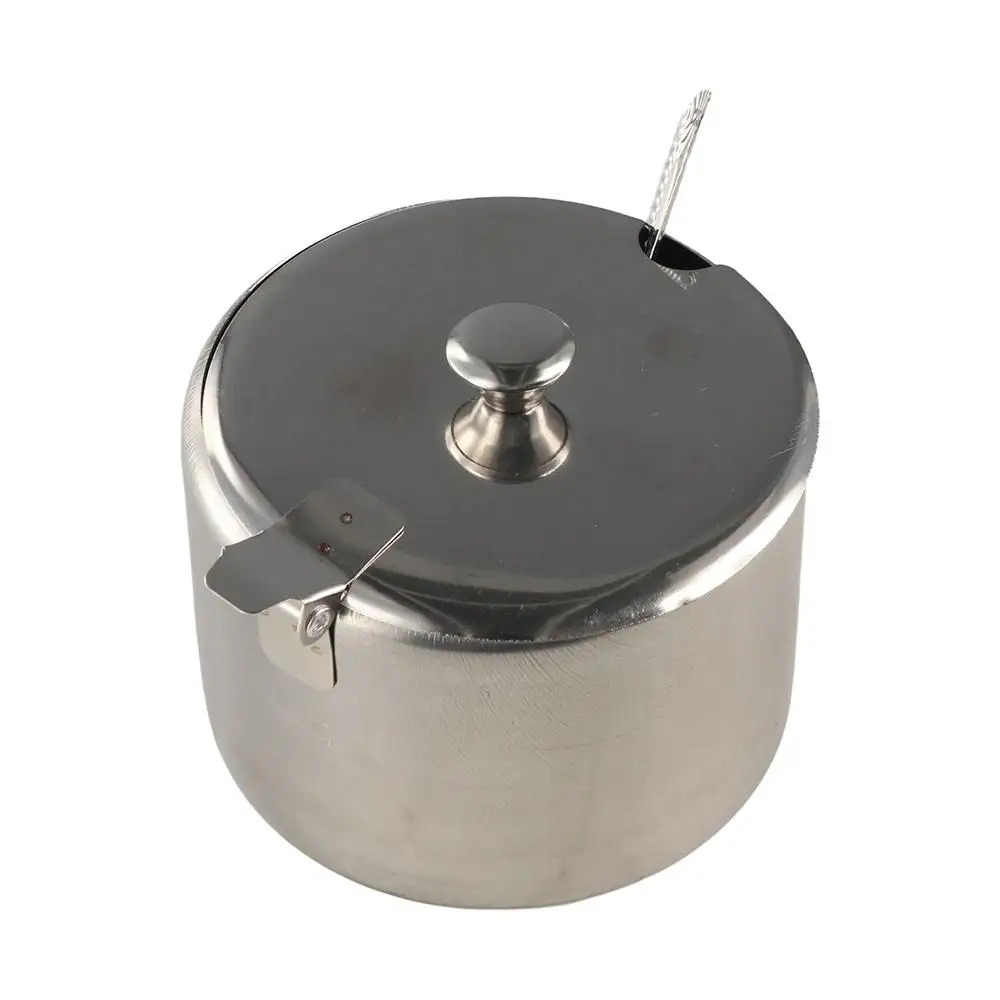 

Банка для специй из нержавеющей стали серебристого цвета