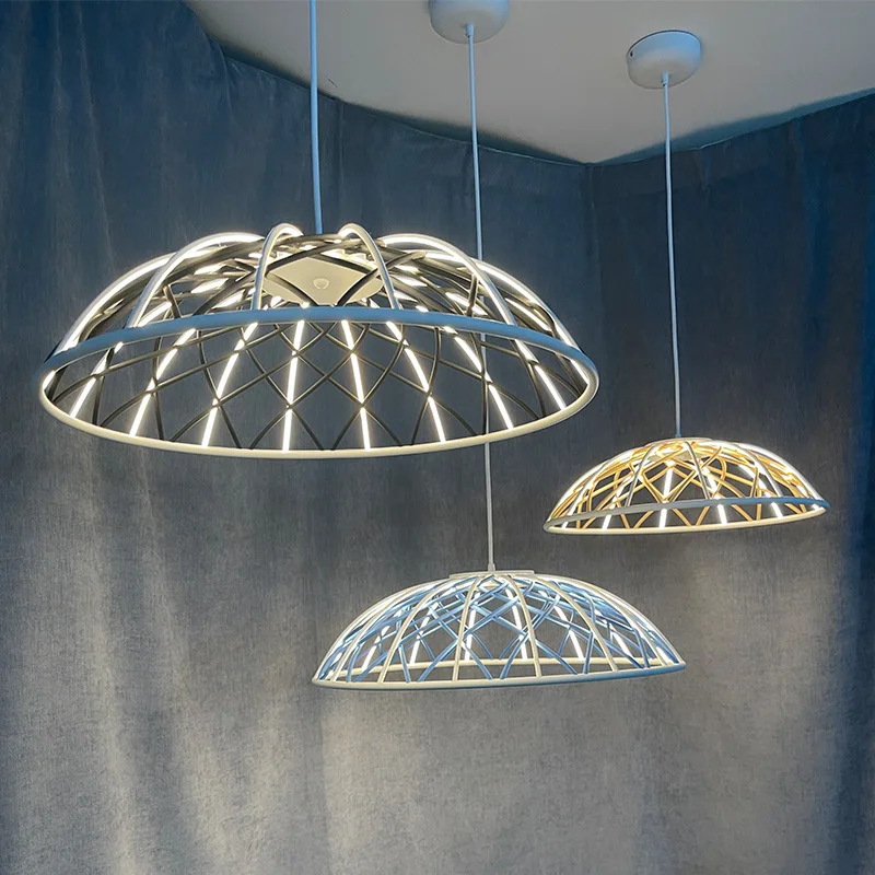 Подвесные лампы в итальянском стиле круговой плетеный шнур Подвесная лампа