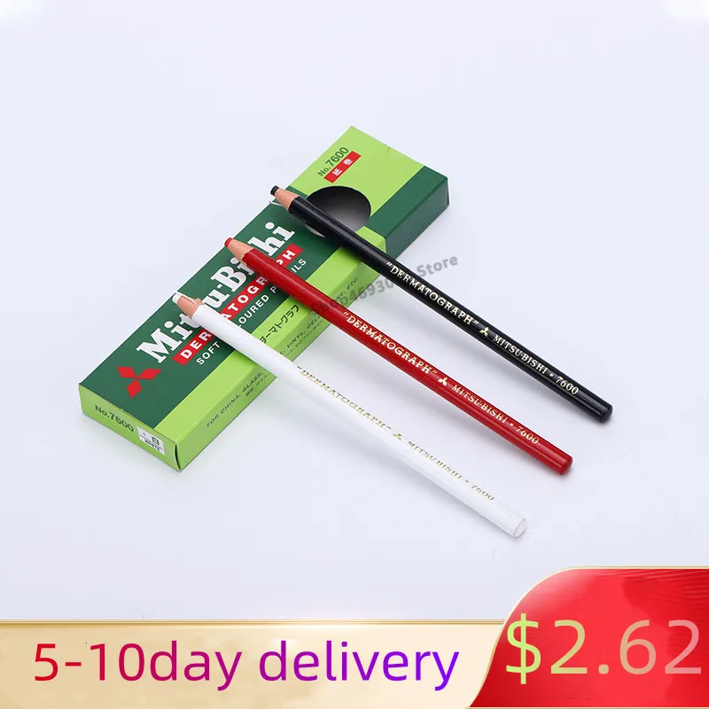 

2pcs Lapis Dermatografico Dermograph Black Marker Pencil for Eyebrow Permanent makeup Microblading Accessories Tattoo Supplie