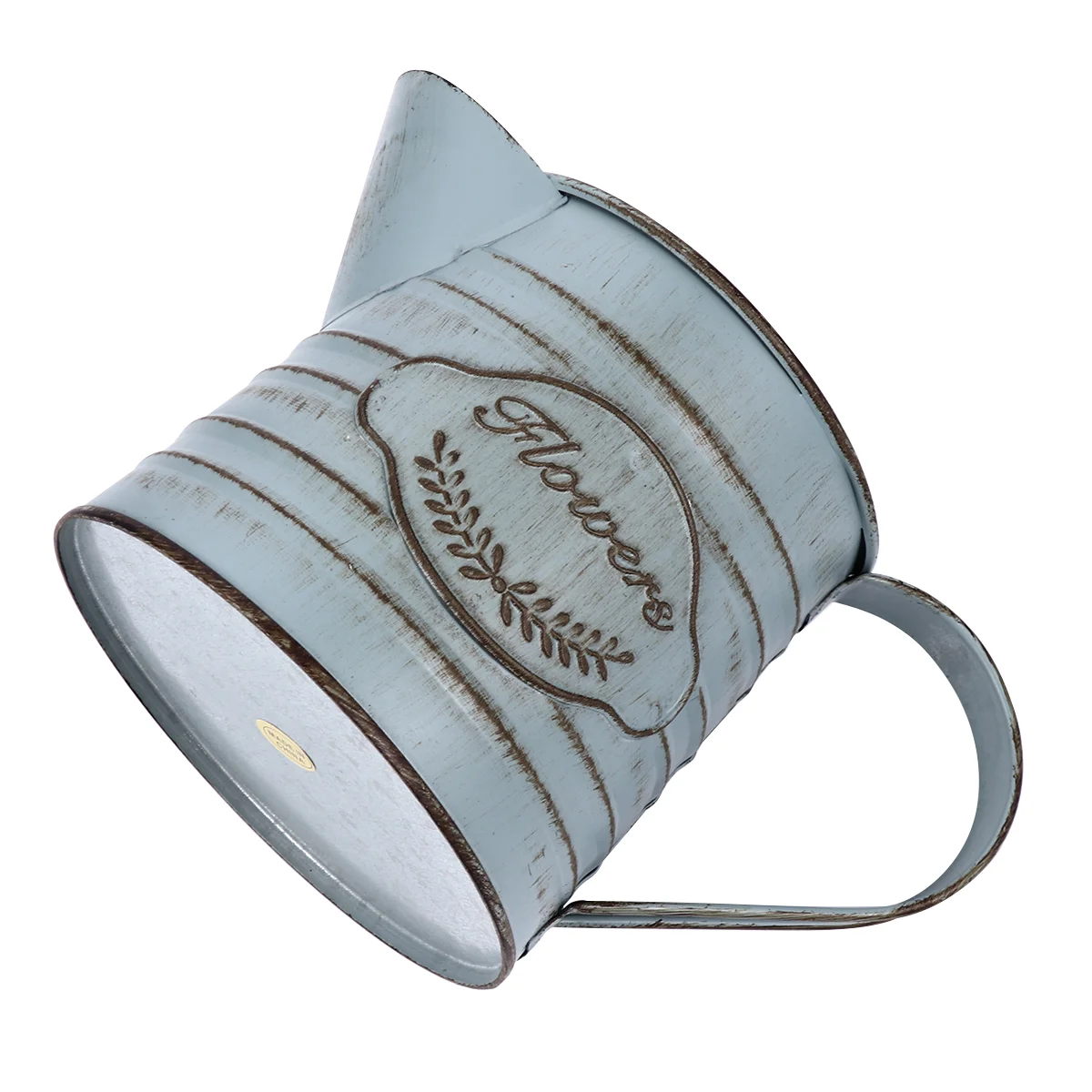 

Жесть винтажный бонсай горшок Креативный цветочный кувшин держатель садовое украшение