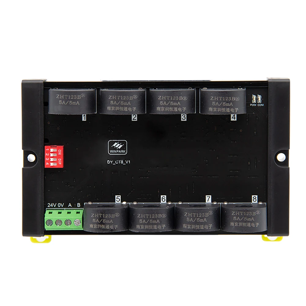 8-канальный трансформатор тока переменного 0-50 А сбор Φ RS485 Modbus-RTU точность связи 0 1