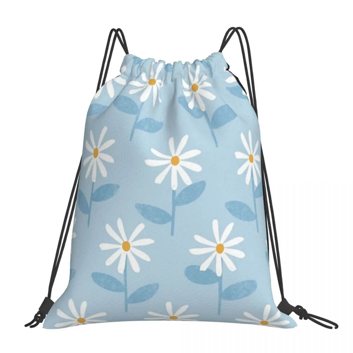 

Daisy Chain Backpacks Casual Portable Drawstring Bags Drawstring Bundle Pocket Storage Bag BookBag For Travel Students