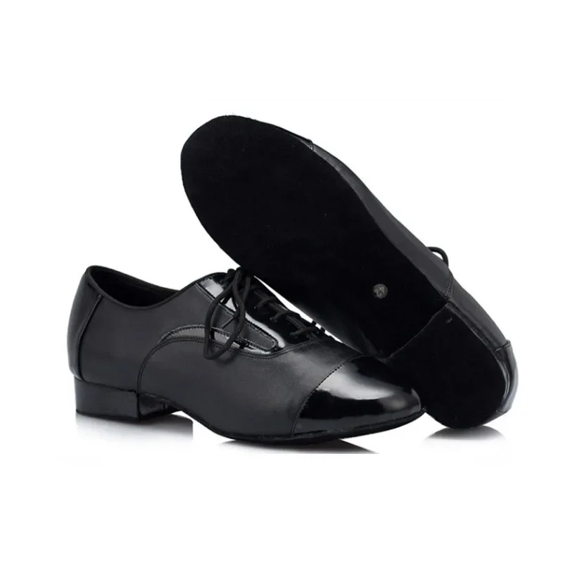 Latin dance shoes men's genuine leather national standard adult outdoor samba cha tango salsa tênis