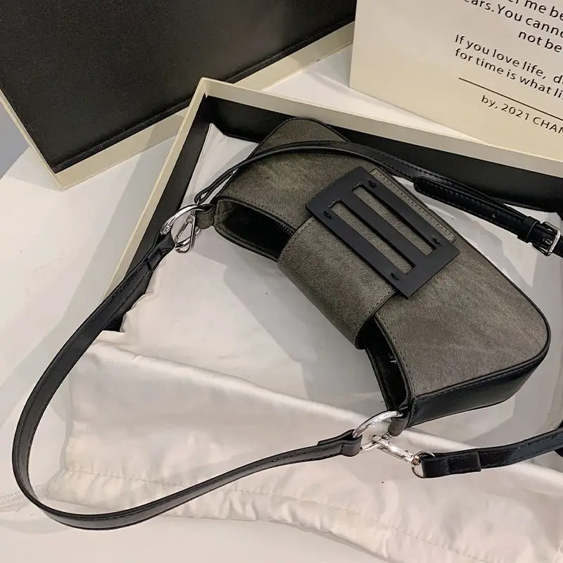 Нишевая дизайнерская французская сумка для подмышек Новинка лета 2023