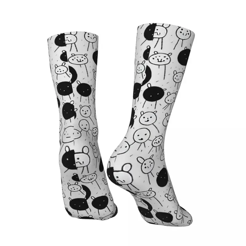 Счастливые мужские носки Y2K милые винтажные в стиле Харадзюку С Рисунком