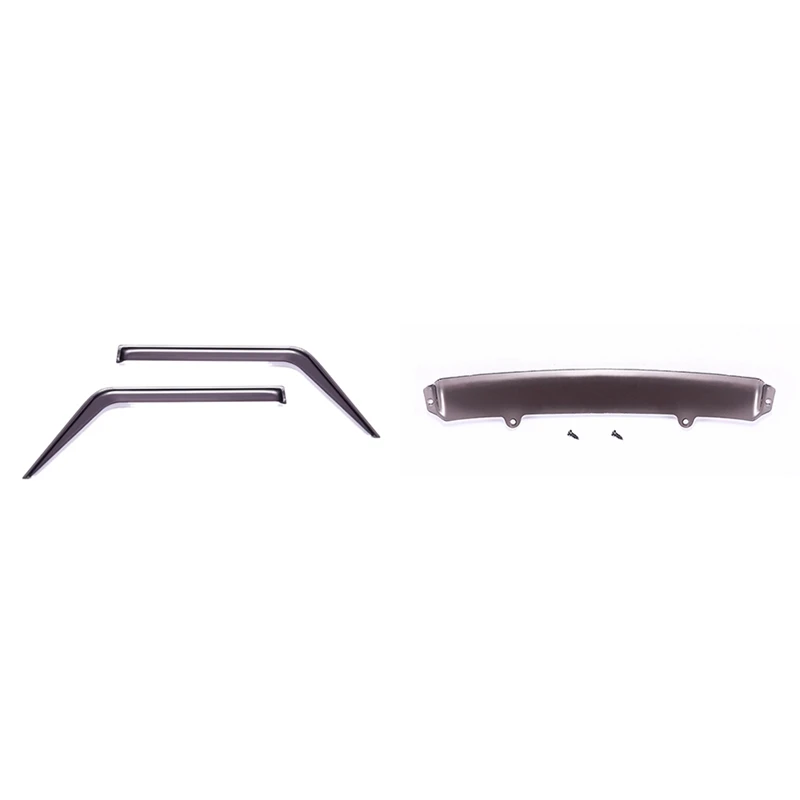 

Window Sun Visor Wind Rain Shield Deflector Set With Front Sun Visor Rain Shield Shade Board For WPL D12 1/10 RC Car