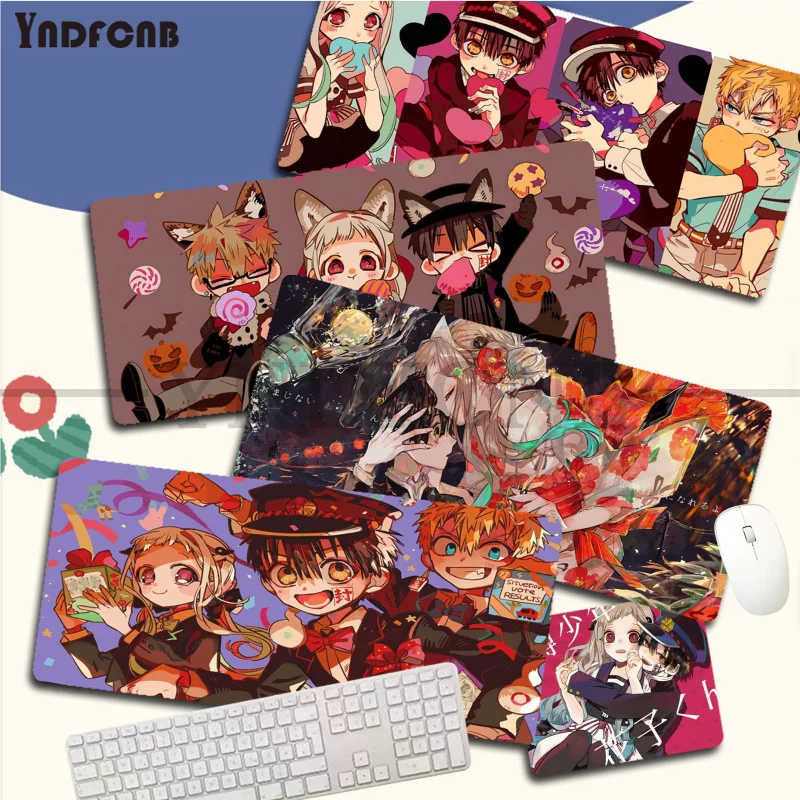 

Anime Toilet Bound Hanako Kun Mousepad Hot Large Gaming Mouse Pad XL Locking Edge Size for Gameing World of tanks CS GO Zelda