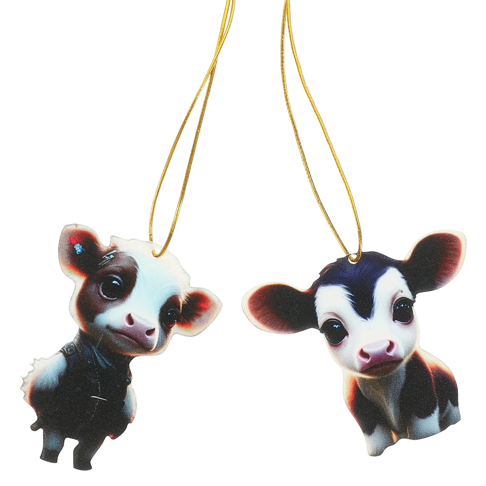 

2 Pcs Christmas Decorations Xmas Tree Hanging Pendants Party Ornaments Decors Acrylic