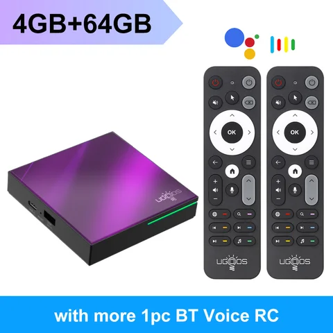 UGOOS SK4 ТВ-бокс Android 14 4/64 ГБ