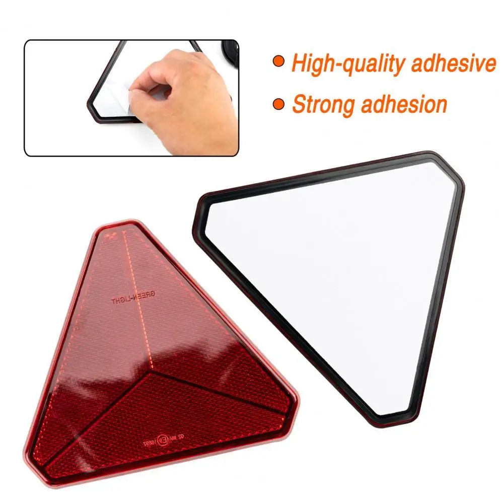 

Sturdy Lightweight Wide Compatibility Triangular Safety Warning Reflector for Van Warning Reflector Safety Reflector