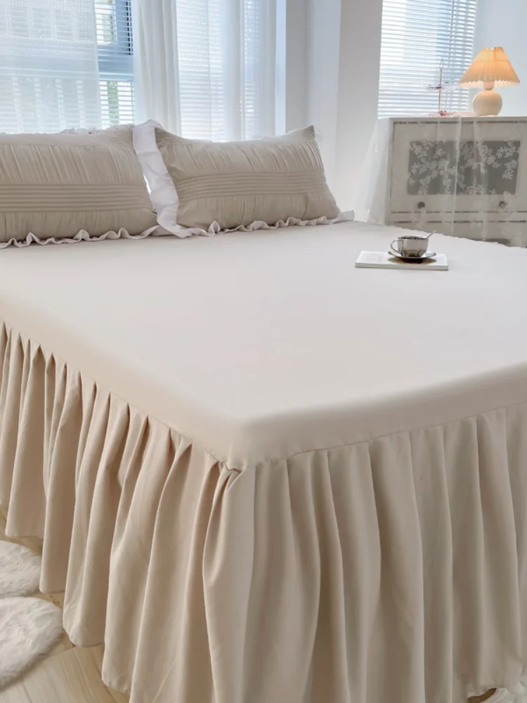 Юбка для кровати Покрывало Цельное покрывало .5 M .8 Трехсекционное пылезащитное