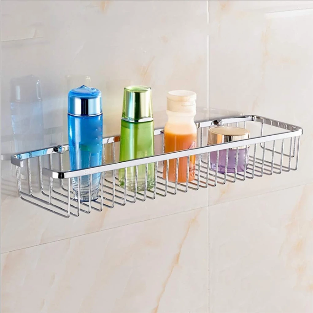 

Multi-functional Bathroom Basket Practical And Sturdy Rectangular Storage Shelf For Bathtub
