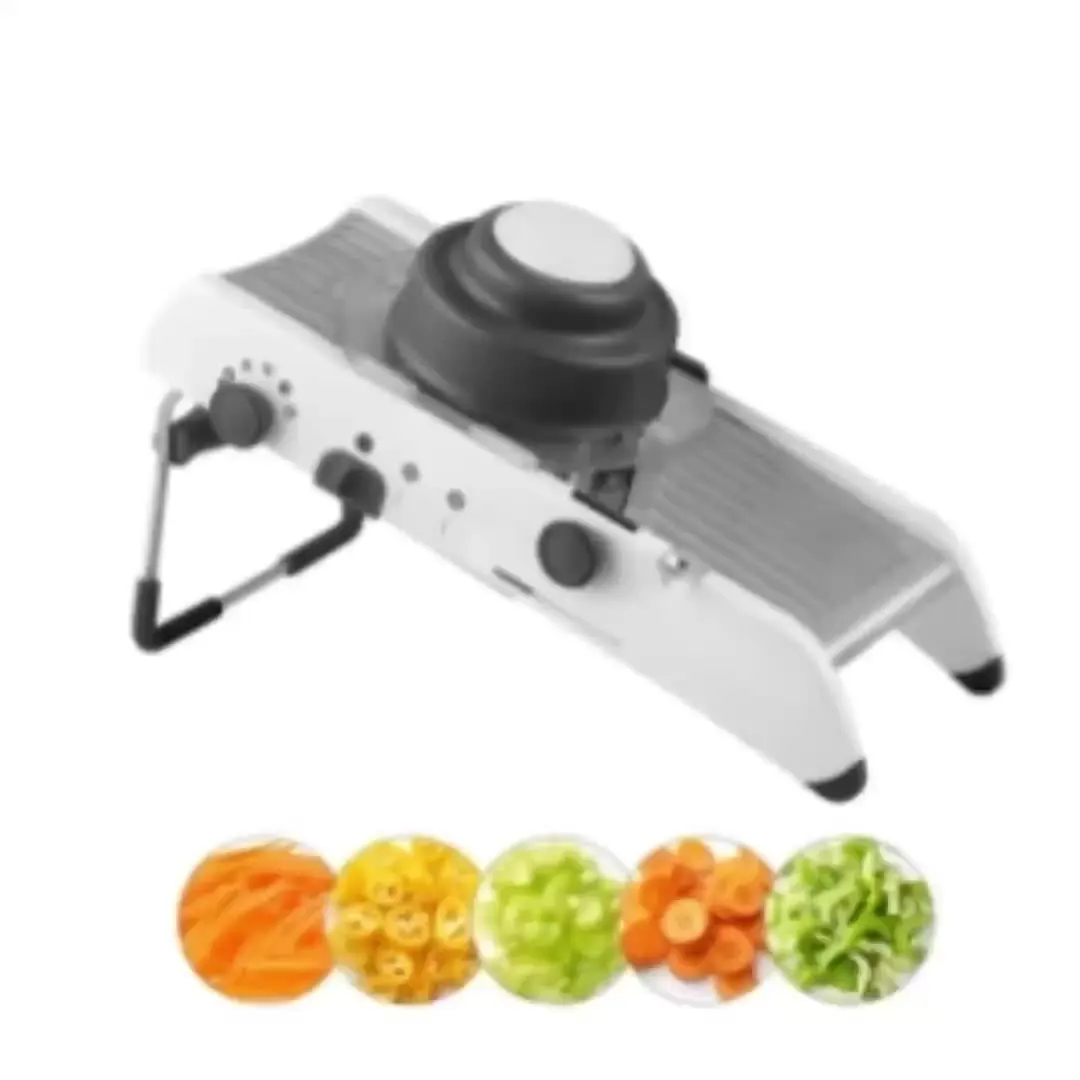 

Stainless Steel Kitchen Accessories 2020 Item Gadgets Manual Adjustable Fruit & Vegetable Mandoline Dicer Chopper Cutter Slicer