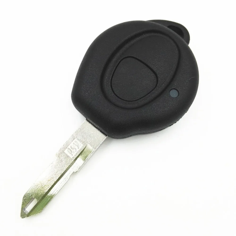 

1 One Big Button Replacement Remote Case Fob Cover Car Key Blank For Peugeot 206 Key Shell