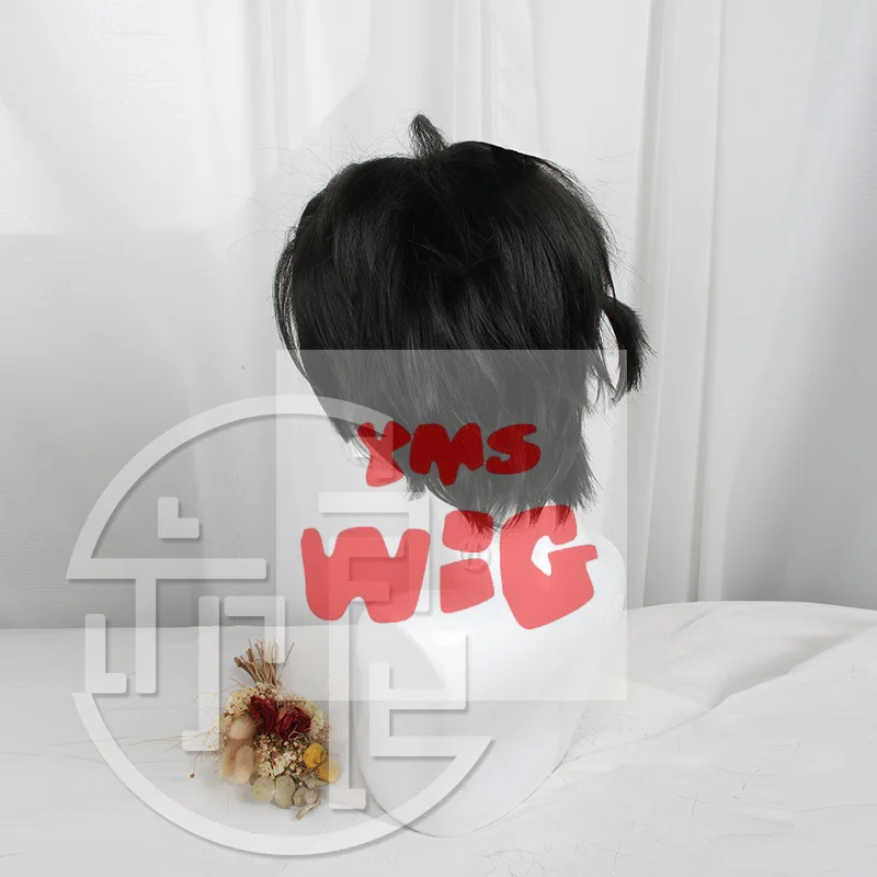 Новый Limit DEVIL GAME Time Agent Cheng Xiaoshi Косплей Парик Короткий Черный Хэллоуин Карнавал