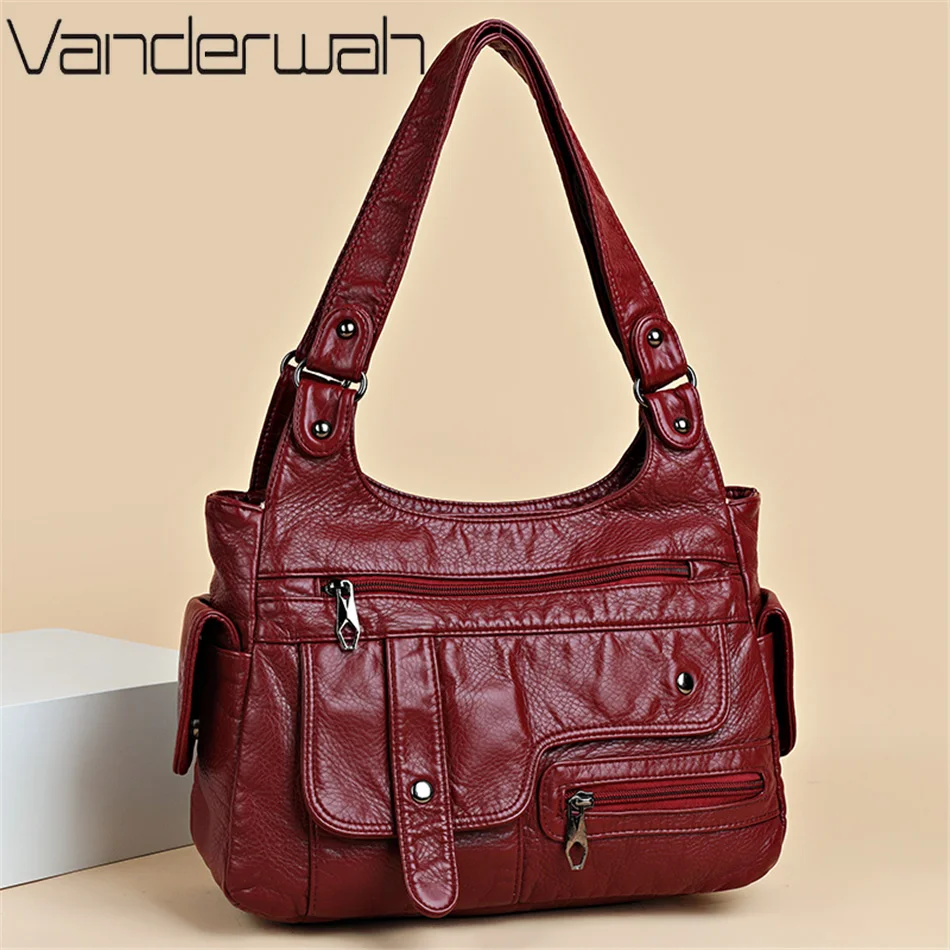 

Genuine Brand Soft Leather Handbags High Quality Women Bag Small Casual Female Messenger Shoulder Bag Ladies Crossbody Bag