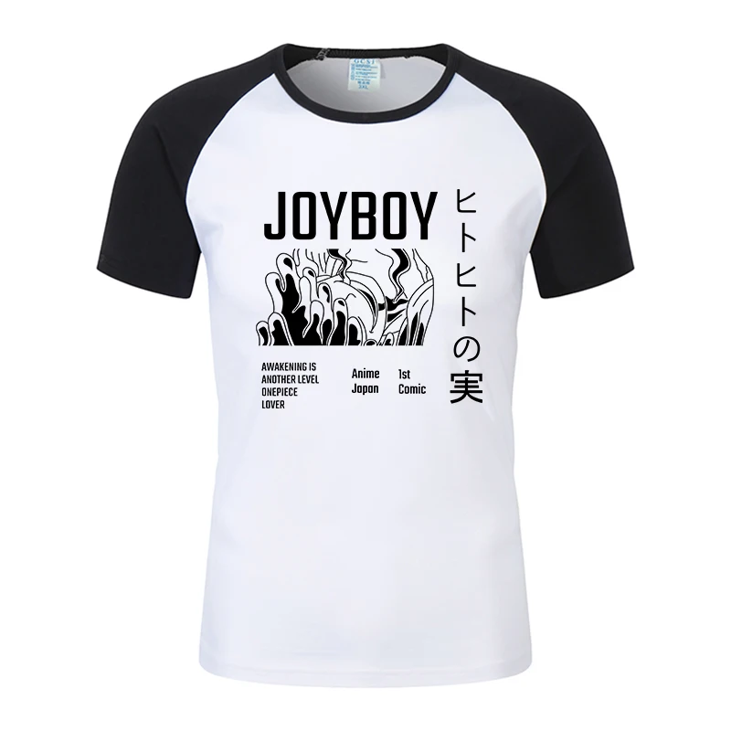 

JoyBoy Luffy's Final Form Gear Five T Shirt MEN Real Fight Begin Tshirt 100 Cotton Casual Tops Raglan Sleeved Women Manga Prints