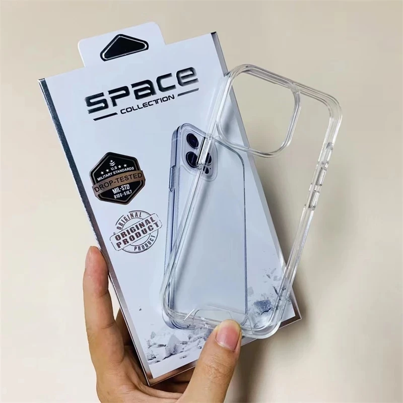 

Space Acrylic Crystal Clear Case for IPhone 13 12 11 14 Pro Max Mini XS XR X 8 7 6 6S Plus SE 2020 13Pro 12Pro IPones TPU Cover