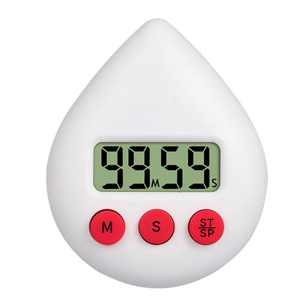 

Countdown Timer Shower Timer Home ABS Digital Shower Timer Kitchen Timer With Alarm & Suction Cup 5.9x7.5x1.6cm