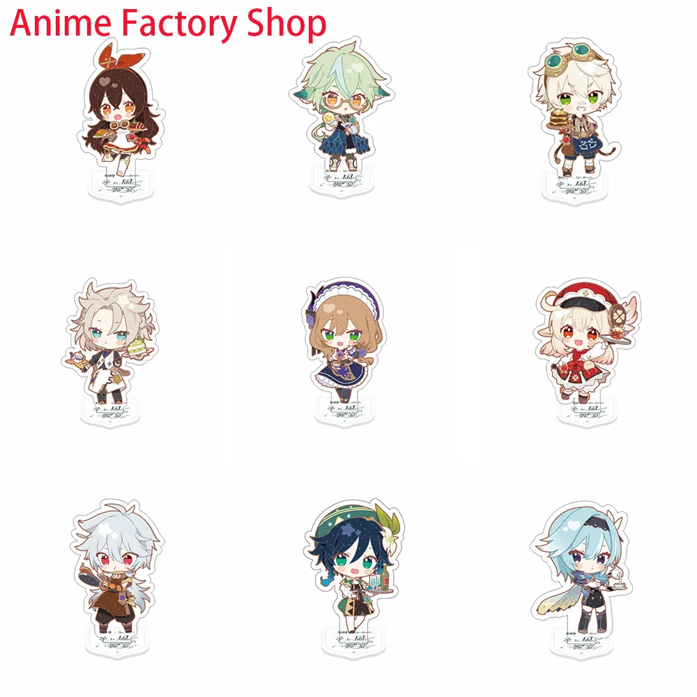 

Anime Figure Genshin Impact Acrylic Stand Arataki Itto Xiao Tartaglia Kaeya Kamisato Ayato Model Plate Desk Decor Fans Gifts