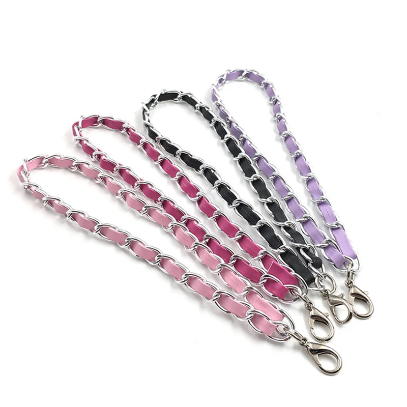 

Плетеная Женская сумочка из искусственной кожи, сменный ремешок для запястья «сделай сам», цепочка для кошелька, короткая цепочка на ремне ...