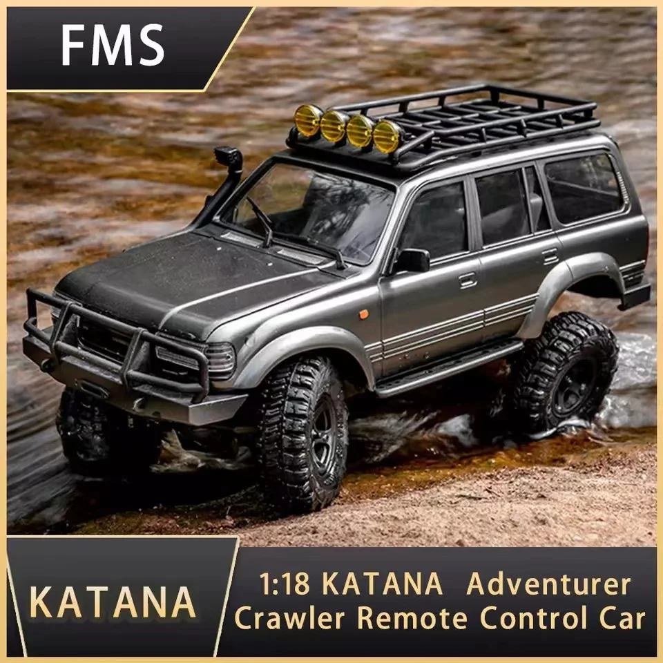 

FMS RC Car 1:18 Katana Land Cruiser LC80 RTR Rock Crawler Model Car 2.4Ghz 4WD Off-Road Waterproof Truck Vehicle Adult Kids Gift