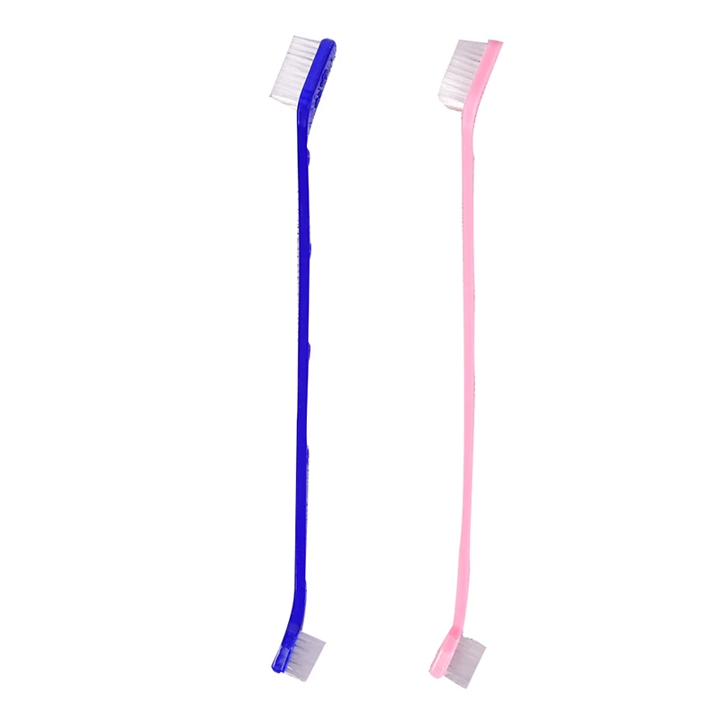 

2Pcs Pet Cat Dog Tooth Finger Double Ended Brush Dental Care For Pet Toothbrush Plastic Cat Toothbrushes Pet Accessories