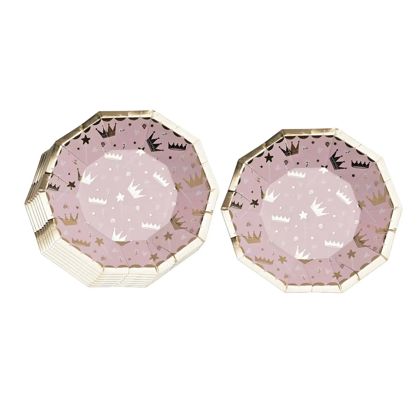 

Одноразовая обеденная тарелка, Экологически чистая посуда для свадебных принадлежностей, 8 шт.