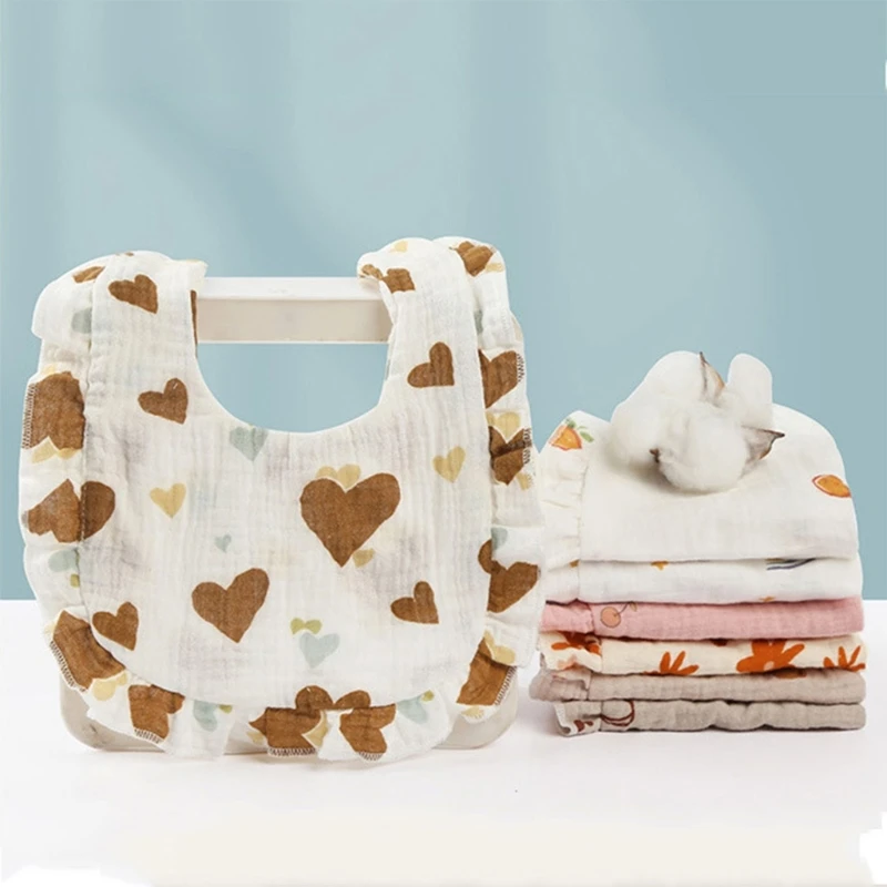 

Baby Bibs Drool Bibs Bandana 360°Rotation Baby Bibs Baby Cotton Bibs for Newborn Baby Girls Boy Toddler Infants Teething