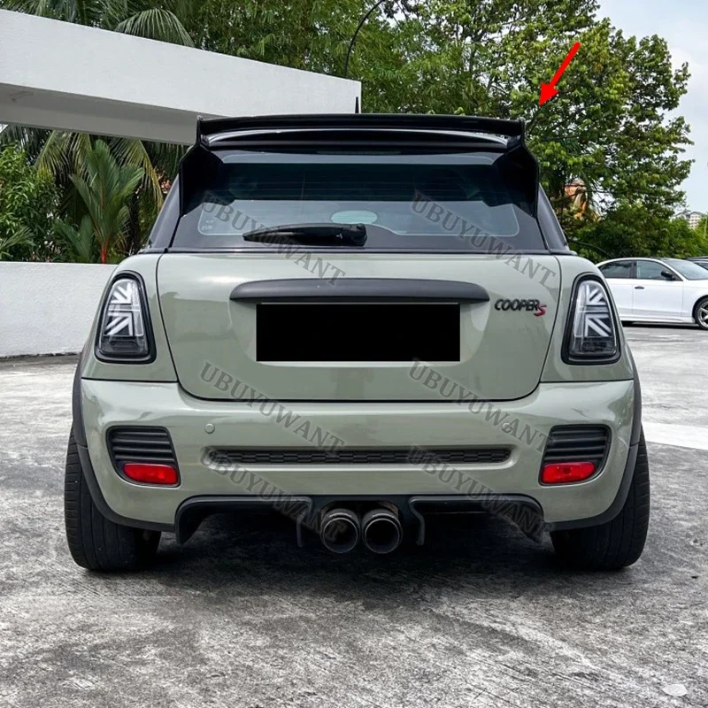 Для BMW Mini Cooper 06-13 R50 R53 R56: высококачественный карбоновый задний спойлерантикрыло на багажник для стайлинга автомобиля (art.: 3920d80f7fc7c) - 3920d80f7fc7c