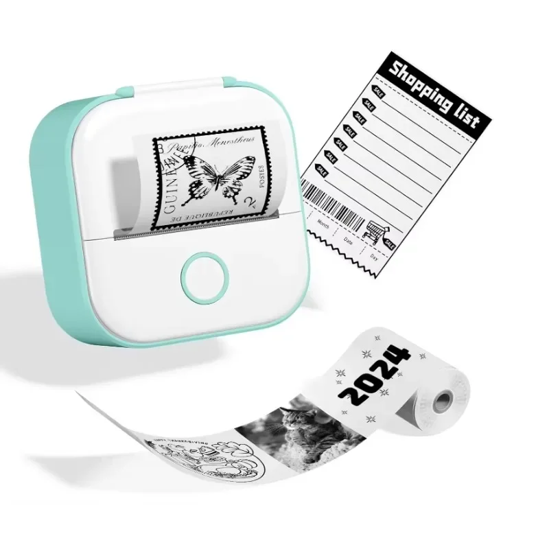 Мини-принтер T02 портативный принтер термопринтер Iinkness фотопринтер устройство