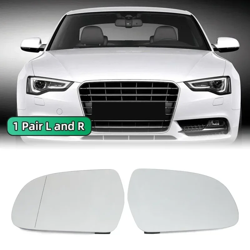 

Для Audi A3 8P A4 B8 A5 левая сторона с подогревом крыла дверное зеркало стекло выпуклое N/S