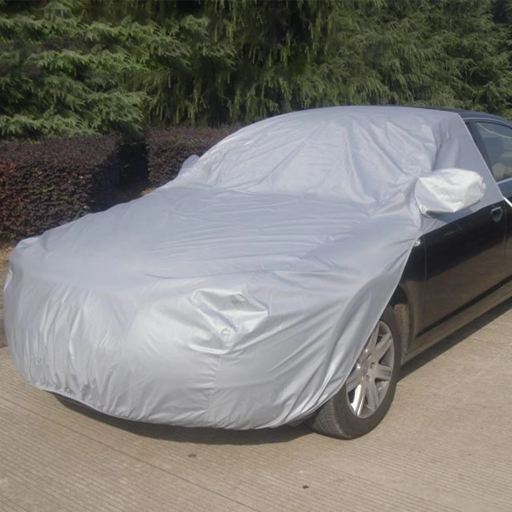 

Sun Shade Rain Snow Waterproof Sedan Universal Engine Hood Dustproof Car Cover Front Half Anti UV Indoor Outdoor Windshield