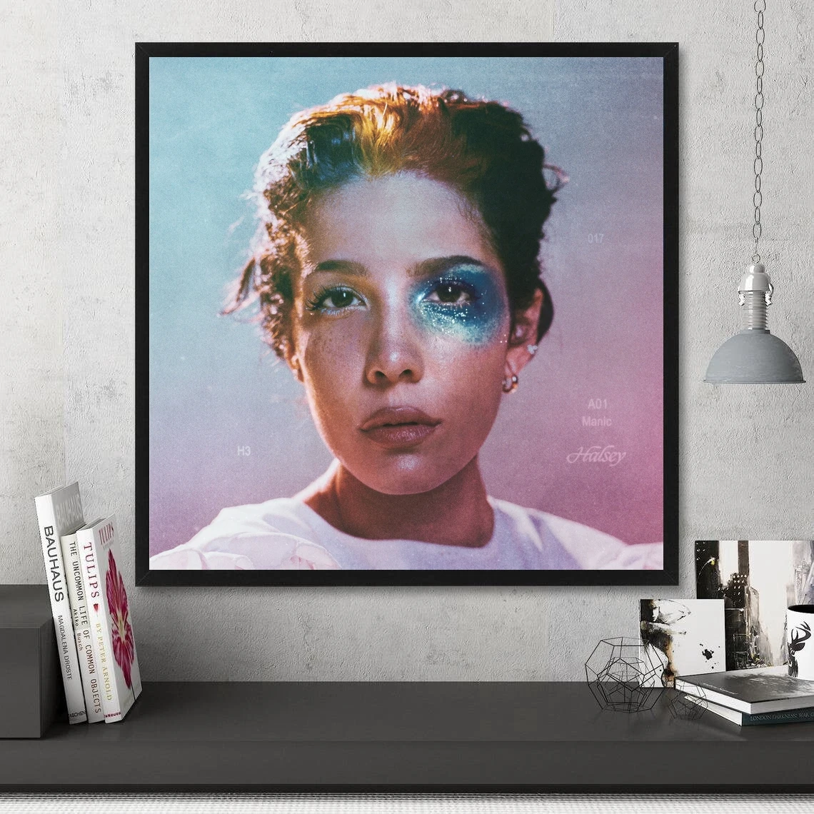 Музыкальный альбом Halsey Manic постер на холсте художественный принт домашний декор