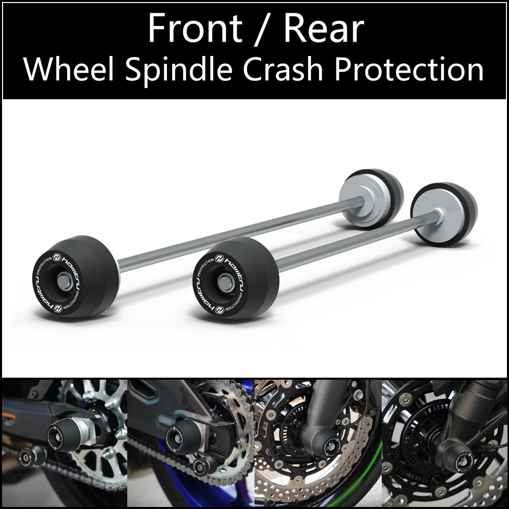 

For Yamaha XSR900 2022-2023 Front Rear wheel Spindle Crash Protection