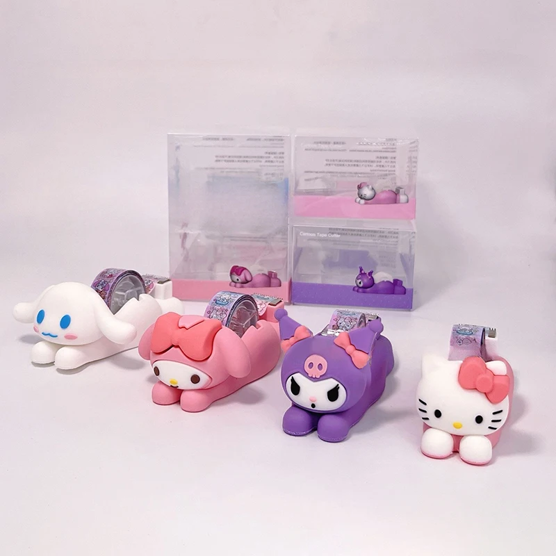 Настольный противоскользящий станок для резки ленты Sanrio с сердечком девочек