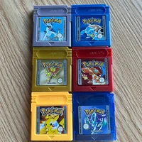 pokemon series german version 16 bit gbc game cassette classic for video game cartridge console gift