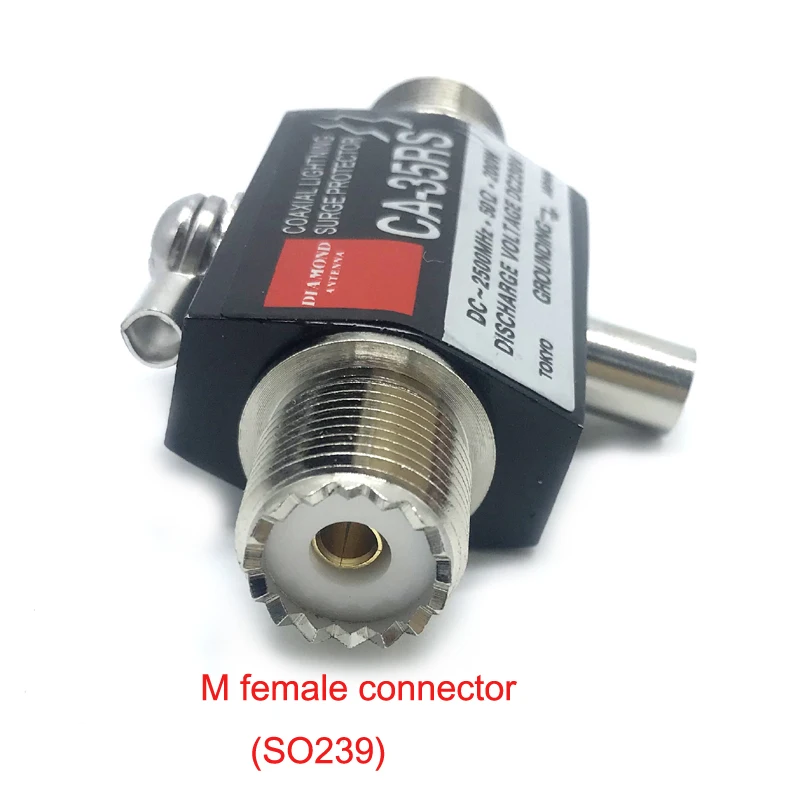 Diamond CA-35RS CA-23RS CA-23RP PL259 SO239 Radio Repeater MPG N-Type Connector Coaxial Anti-Lightning Antenna Surge Protector