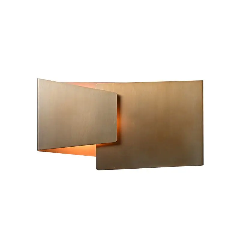 

Creative Design Stair Corridor Hallway Brushed Brass Finish Stainless Steel Folding Wall Lamp