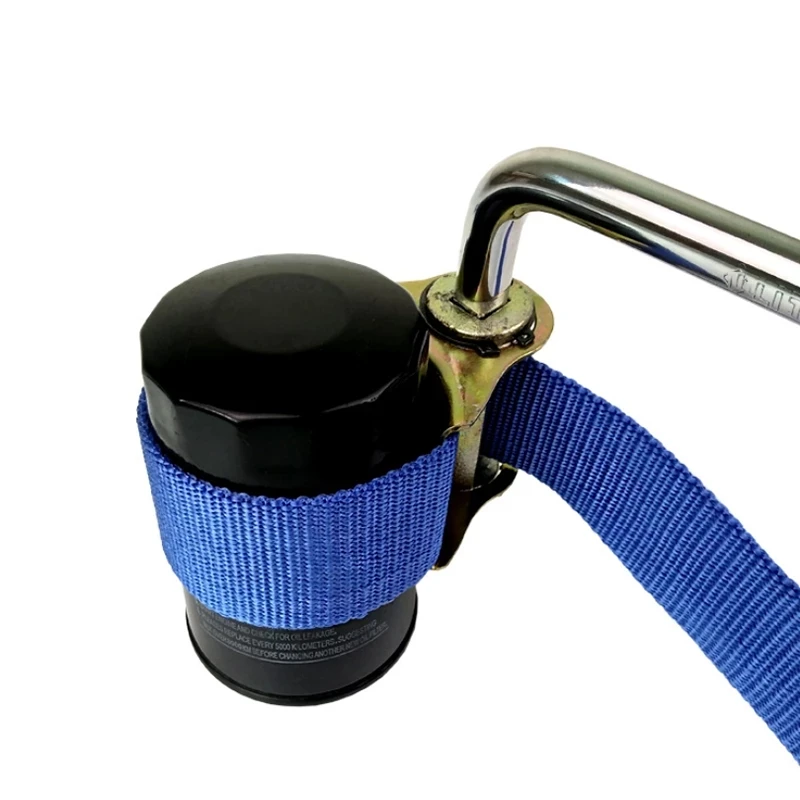 

1 шт. регулируемый гаечный ключ для масляного фильтра грузовика автомобиля диапазон 40-180 мм Съемник масляного фильтра набор полотняных ремн...