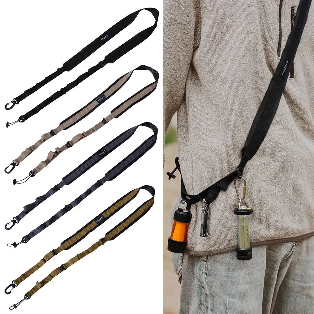 

Survival Kit Multi-purpose Camping Tools Multi-functional Shoulder Strap Water Bottle Strap Hanging Rope Safety Rope