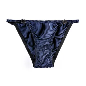 Women's Briefs Sexy Panties 100% Silk Underpants String Bikini  Underwear Comfortable Shorts Silk Sensual Lingerie