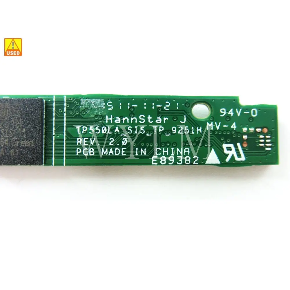 

Б/у TP550LA_SIS _ TP_9521H плата REV2.0 для ASUS TP550LA_SIS _ TP_9521H плата 60NB0590-TC1010 работает
