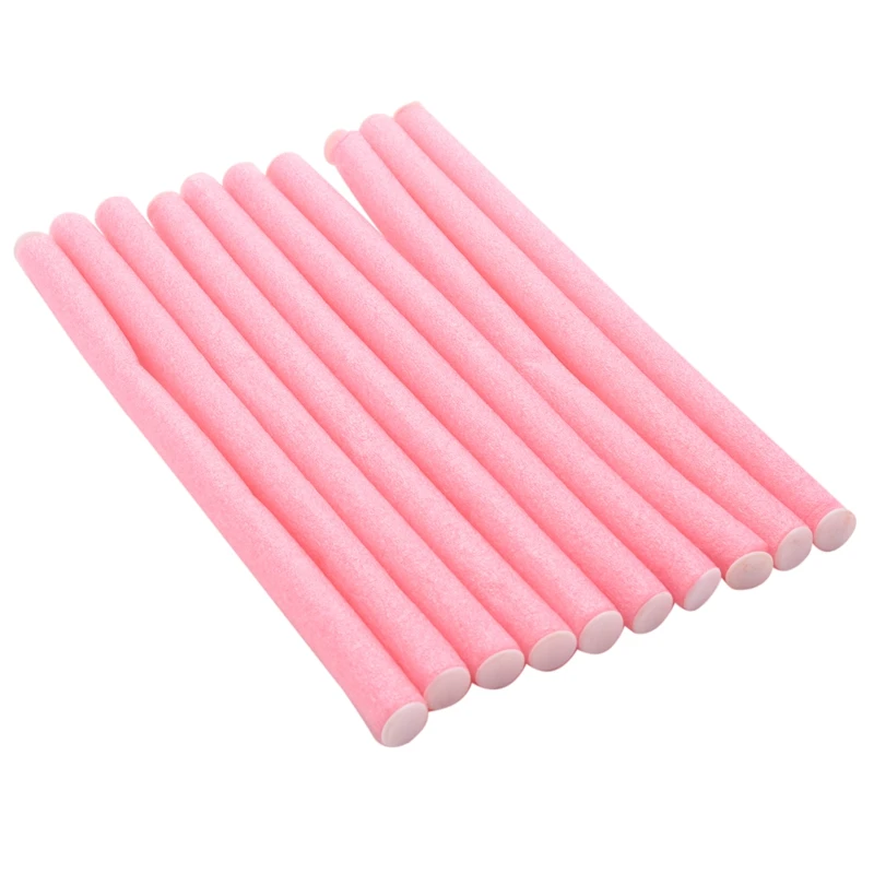 AD-10 Pcs Curler Makers Twist Curls Tool DIY Styling Hair Rollers (Random Color)