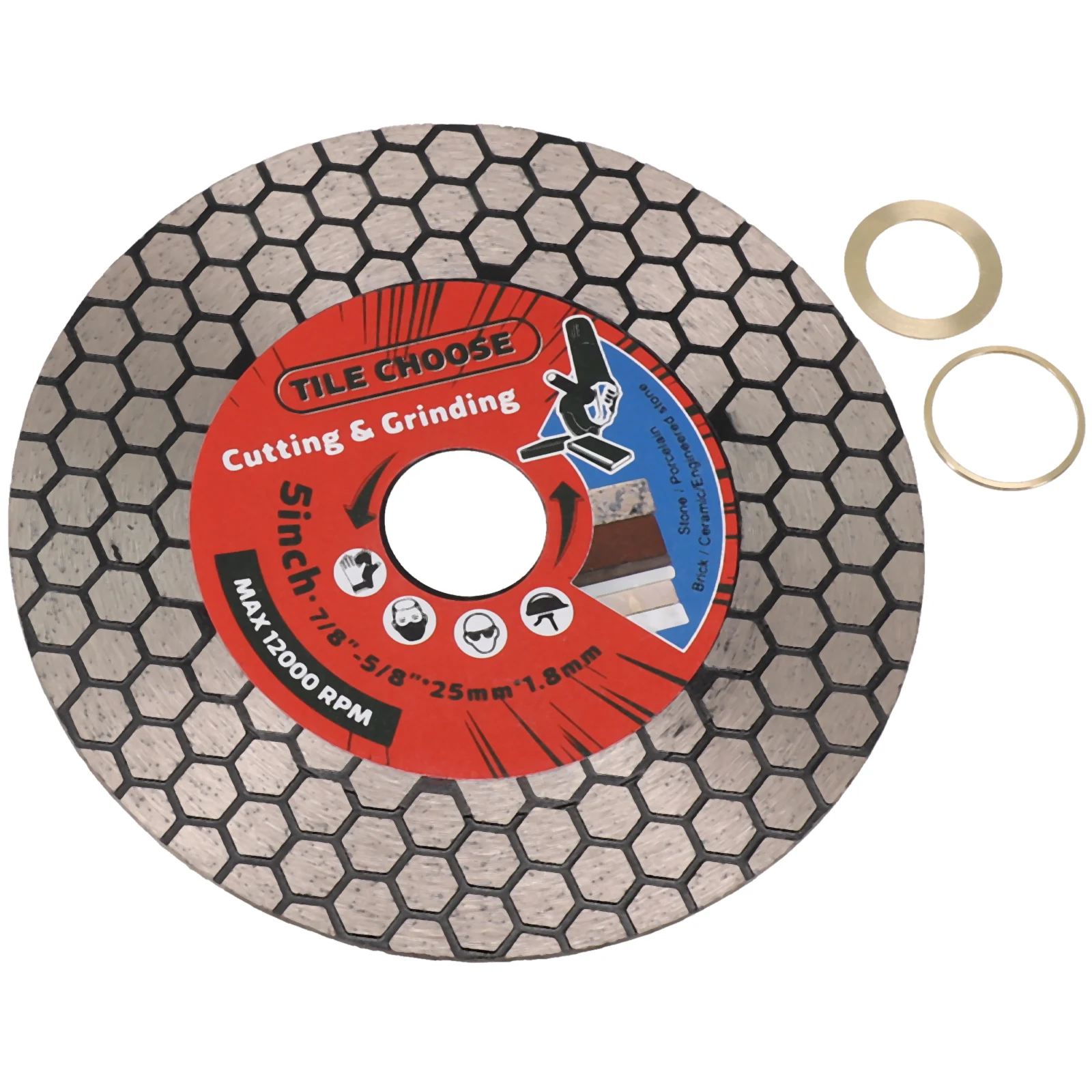 

115mm/125mm Diamond Cutting Disc Ceramic Tile Porcelain Marble Circular Saw Blade For Angle Grinder Cutting Grinding Stone