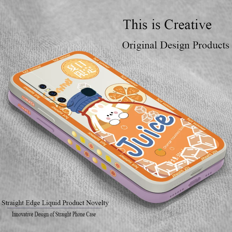 

Summer Juice Case For VIVO Y20i Y20 Y20S Y12S Y30 Y33S Y12 Y15 Y17 Y19 Y21 Y21S S1 Pro Y91 Y91i Y93 Y95 Soft Phone Cover Case