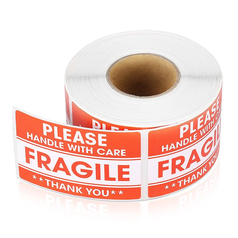 

500PCS Fragile Stickers The Goods Please Handle With Care Warning Labels DIY Supplies