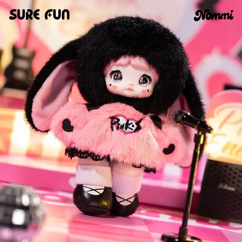 Фото SURE FUN Nommi - Серия Pink Energy: Плюшевая игрушка-сюрприз в закрытой упаковке, коллекционная кукла, милые аниме-фигурки, подарок №4