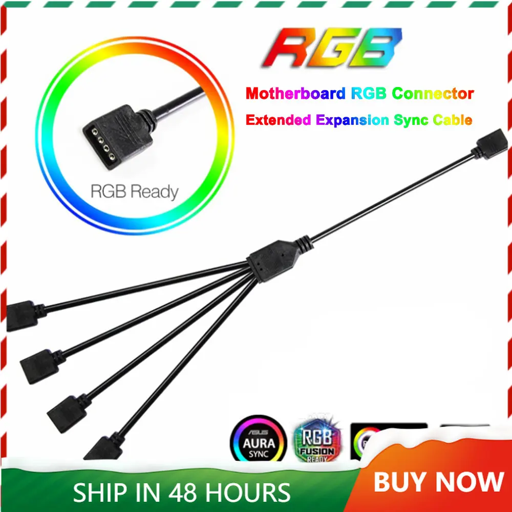 

Удлинительный Кабель-адаптер с 1 на 1, 2, 3, 4, 12 В