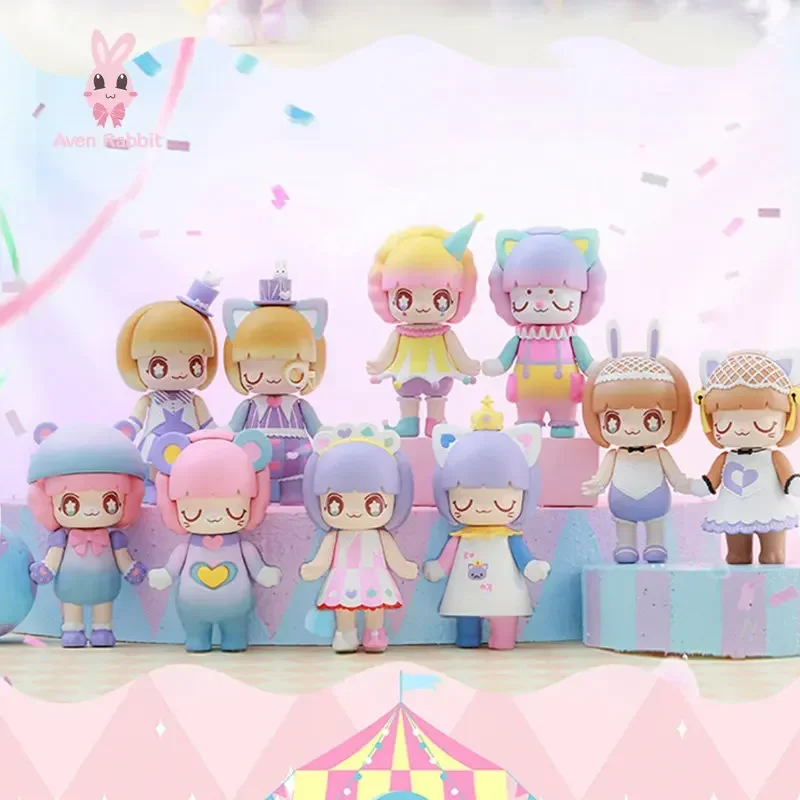 

Kimmy&Miki Magic Circus Blind Box Cute Doll Guess Bag Blind Toys Girl Gift Clown Magician Blind Box Caja Ciega